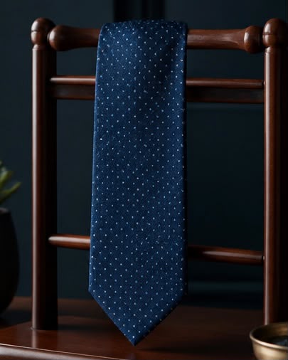 2H Navy Necktie