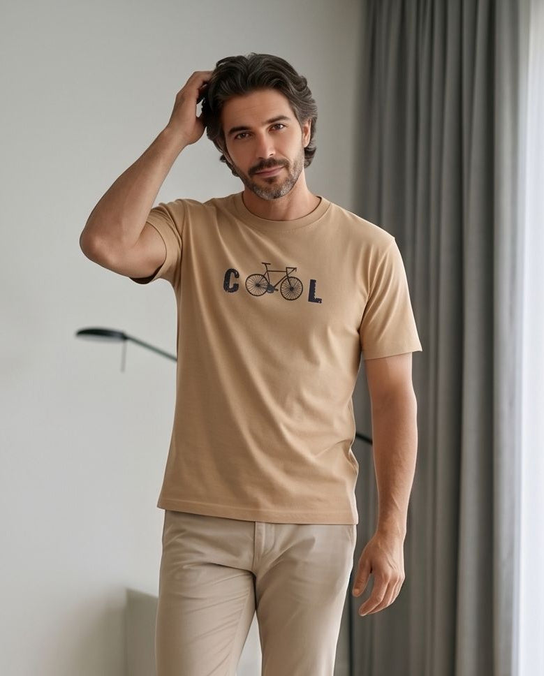 2H #0001-3 Printed T-shirt Regular Fit