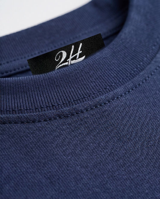 2H #338761 Navy long Sleeve Sweater