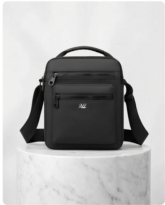 2H Black Waterproof Shoulder Bag