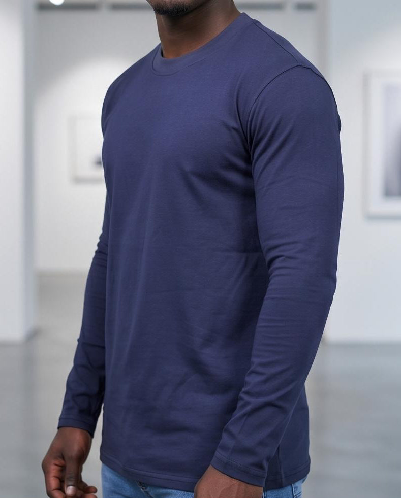 2H #338761 Navy long Sleeve Sweater