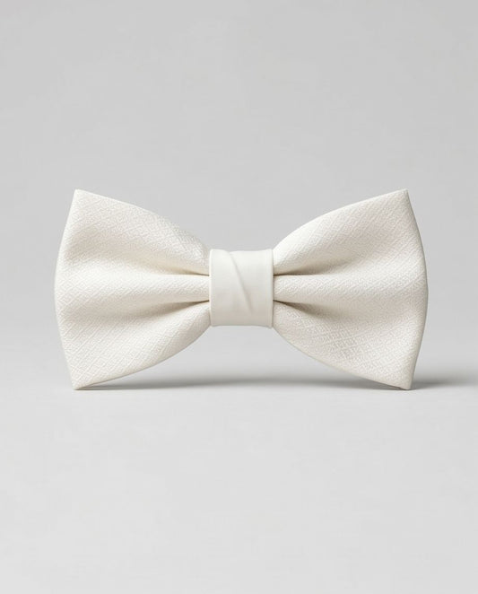 2H White Bow Tie