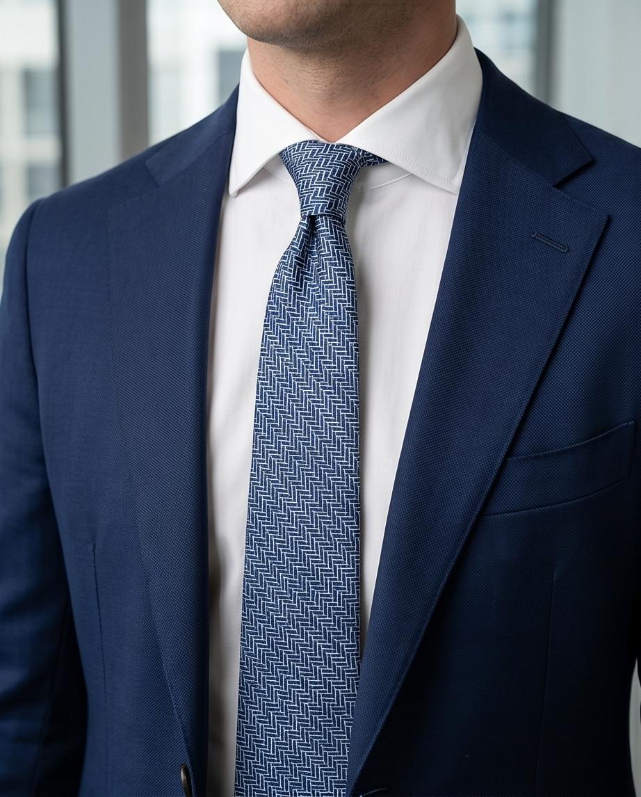 2H Blue Necktie