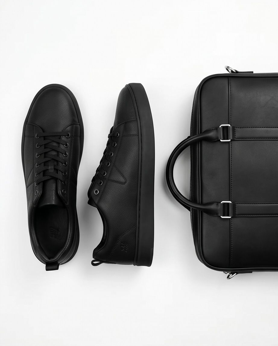 2H #08 Black Casual Shoes