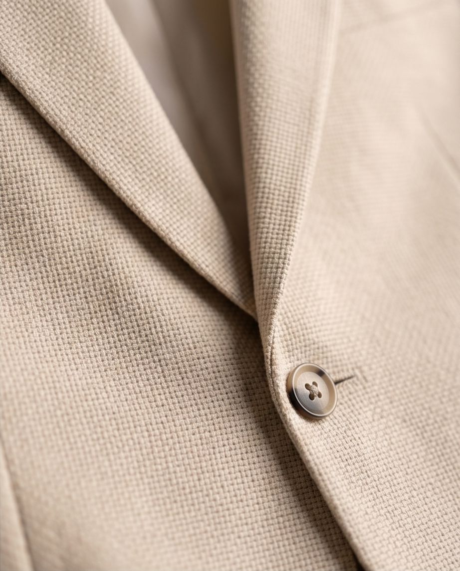 2H #26924 Beige One Button Blazer