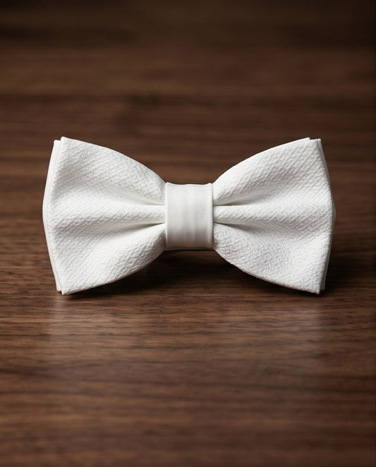 2H White Bow Tie