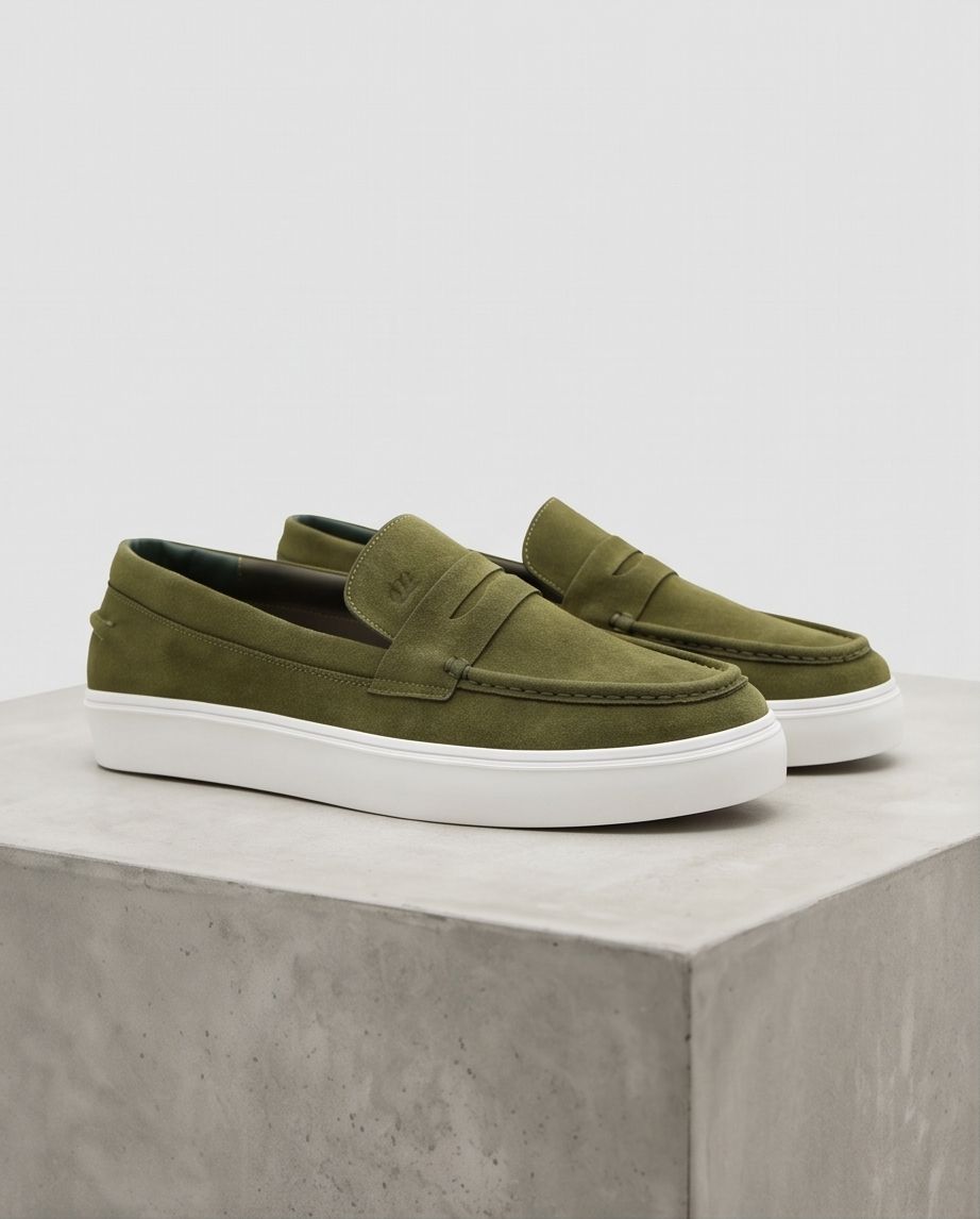 2H #2311 1007 1313 Green Casual shoes
