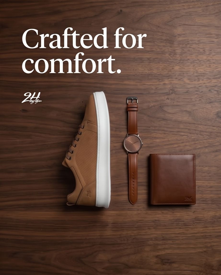 2H #05 Brown Casual Shoes