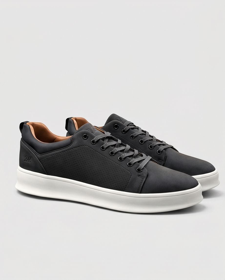 2H #05 Black Casual Shoes
