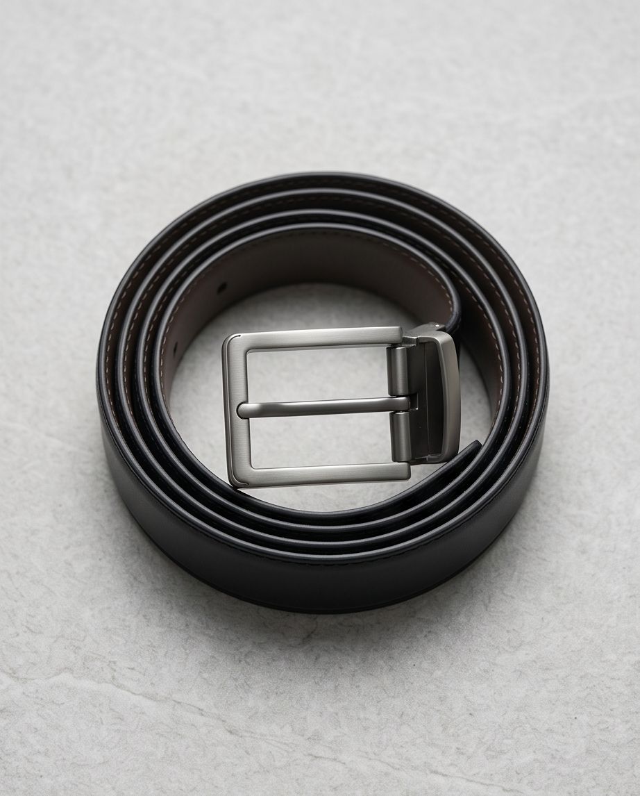 2H #8211 Double Face Leather Belt