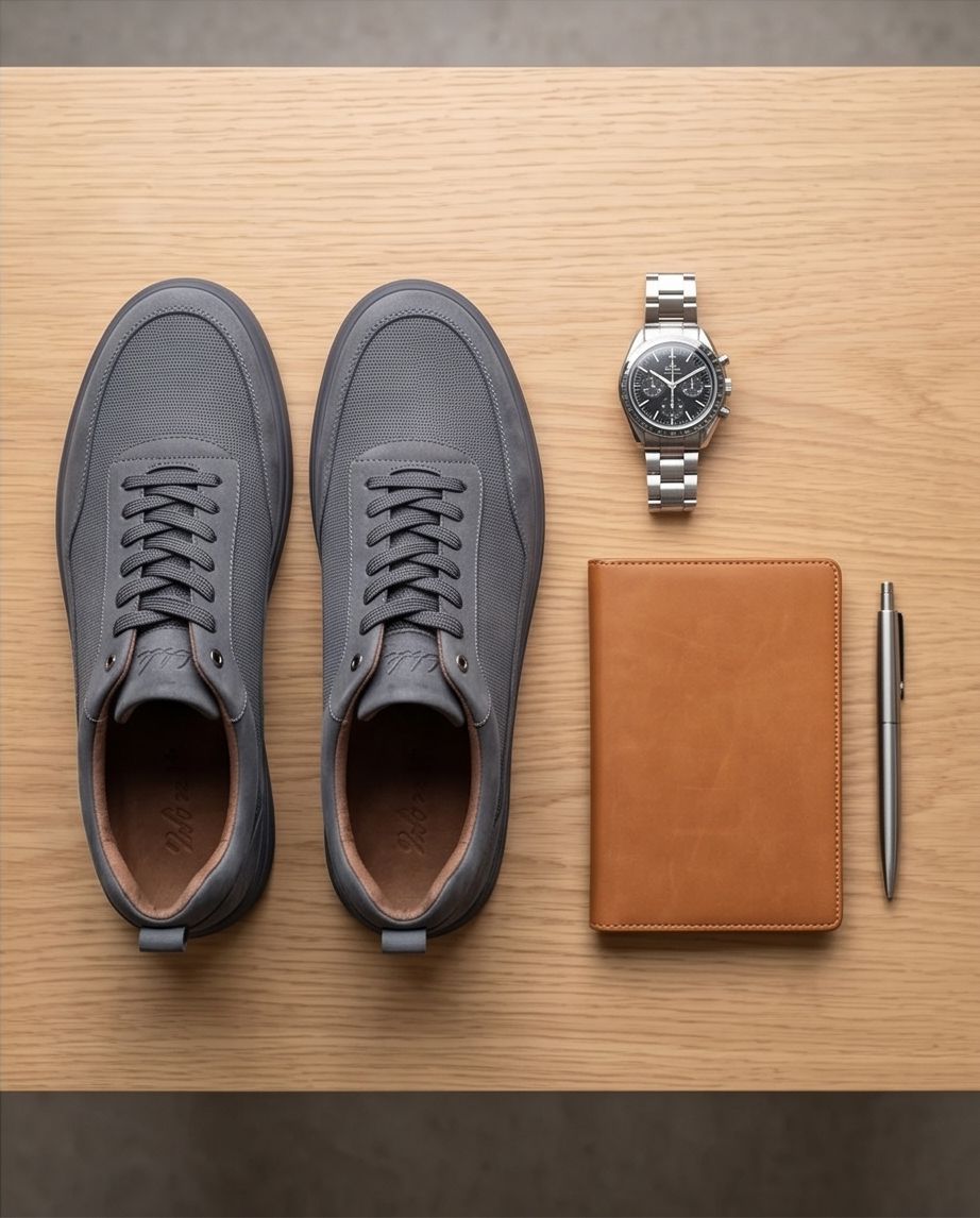 2H #06 Gray Casual Shoes