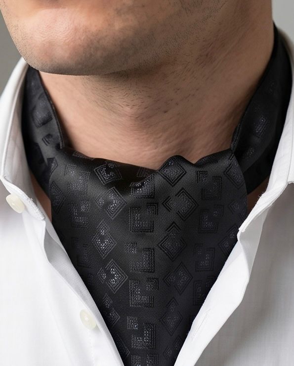 2H Black Foulard