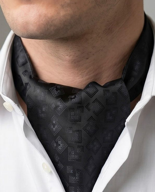 2H Black Foulard