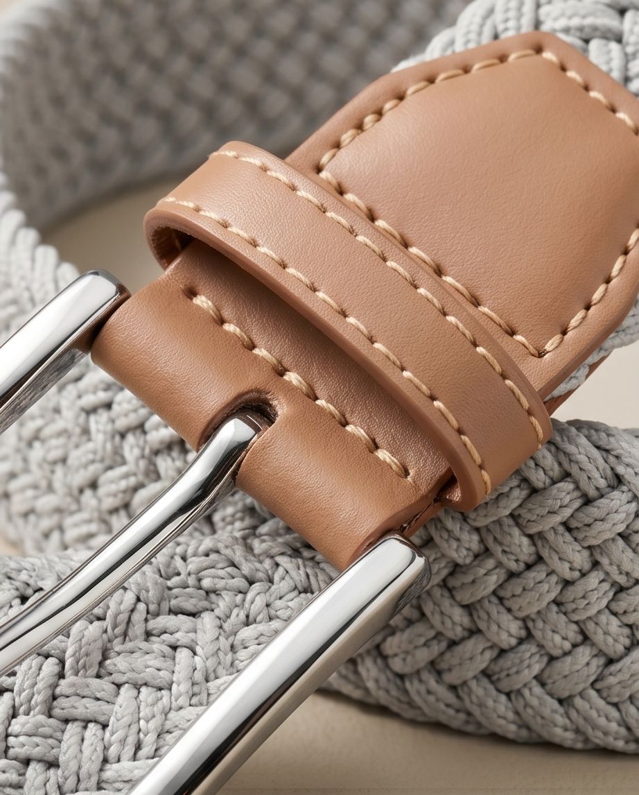 2H Gray Elastic Belt