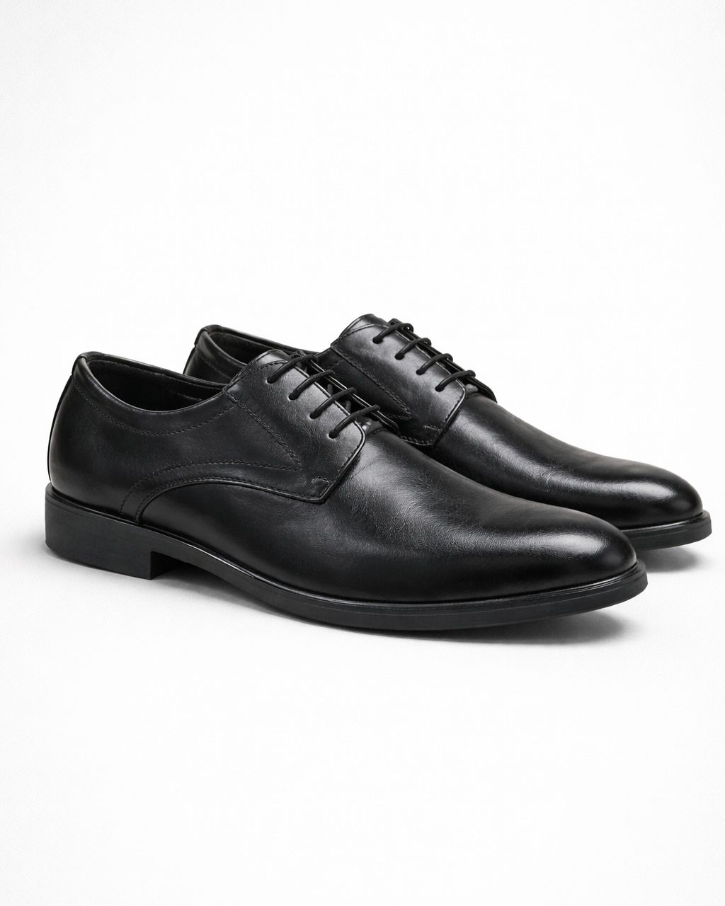 2H #01A Black Formal Shoes