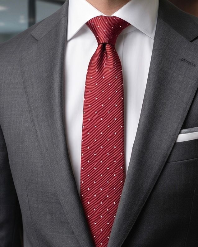 2H Red Necktie