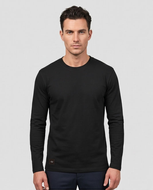 2H #338761 Black long Sleeve Sweater
