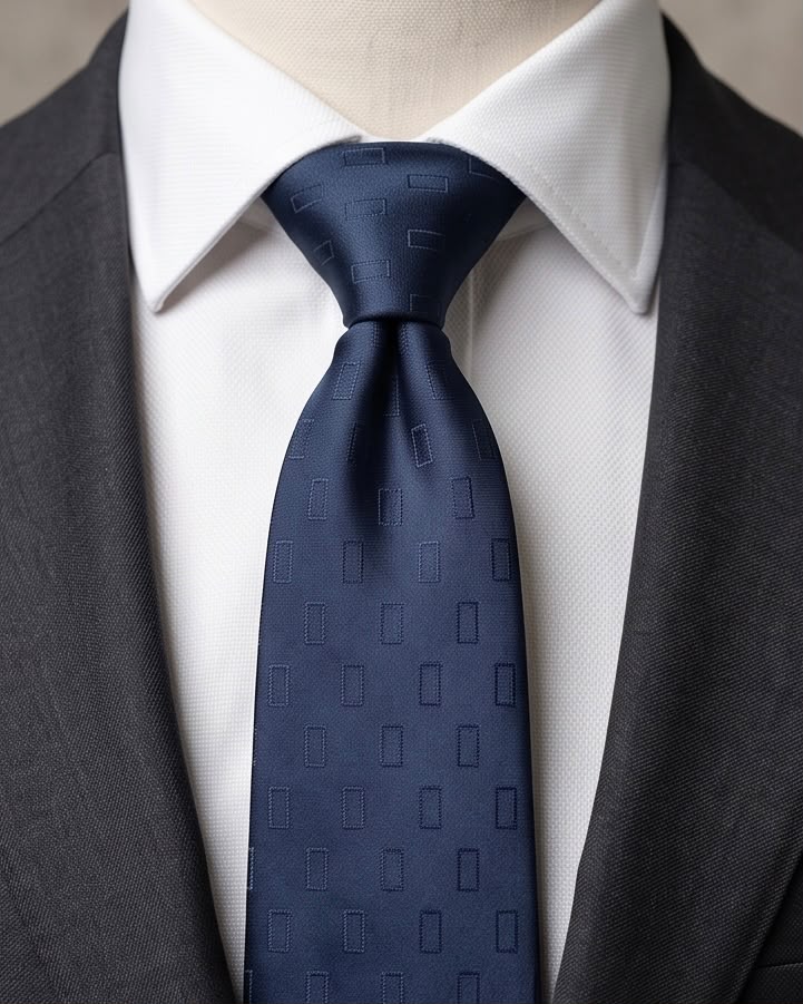 2H Navy Necktie