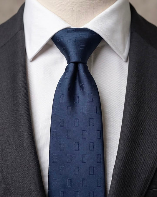2H Navy Necktie