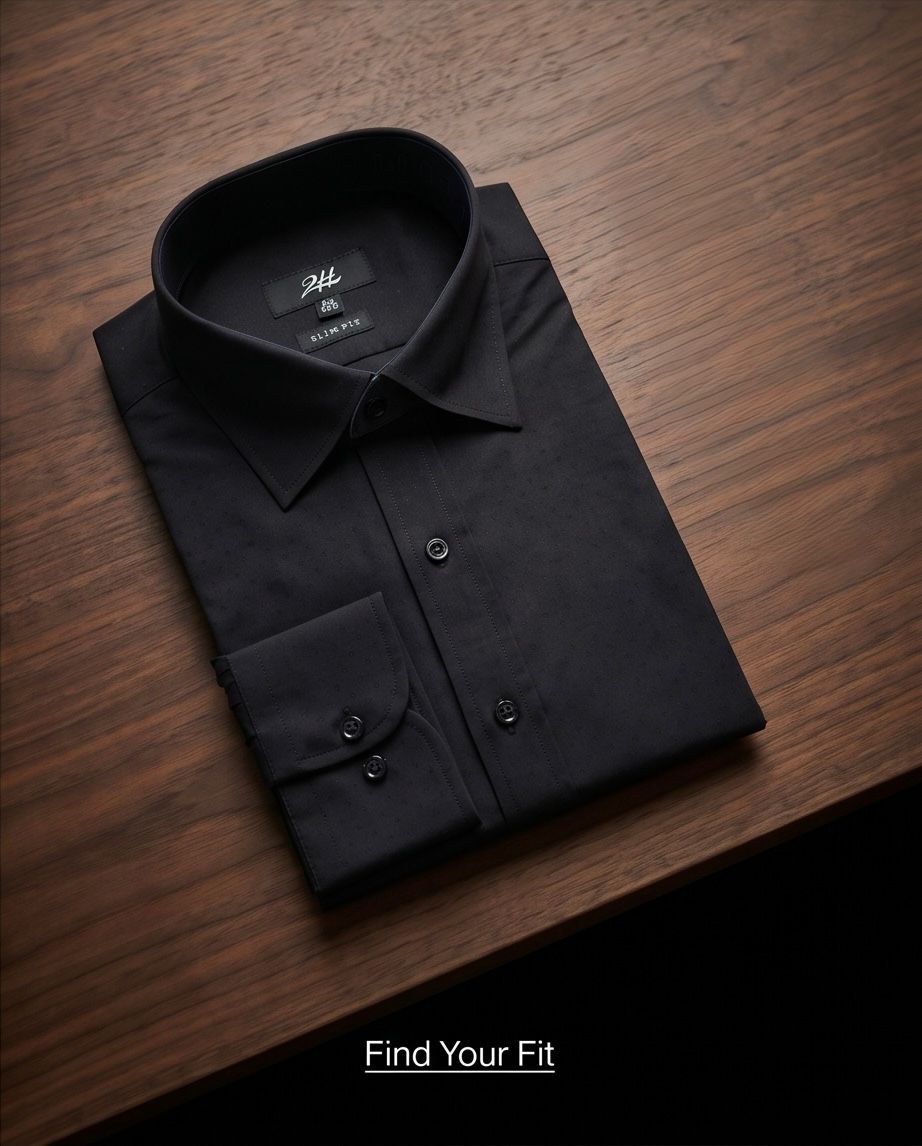 2H #180725 Black printed Shirt