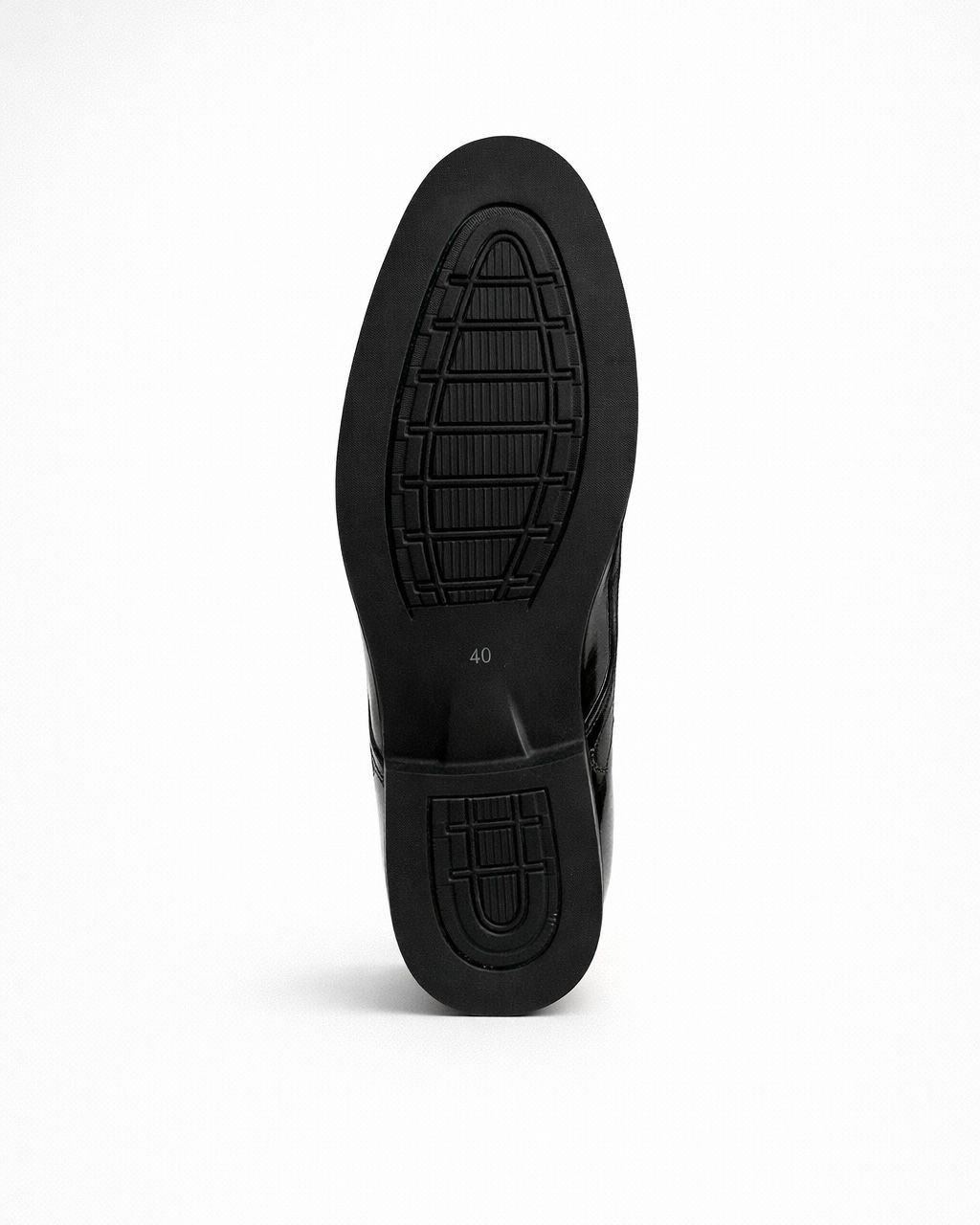 2H #01B Shining Black Classic Shoes