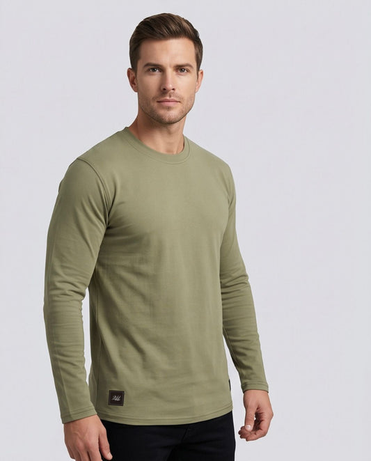 2H #338761 Army long Sleeve Sweater