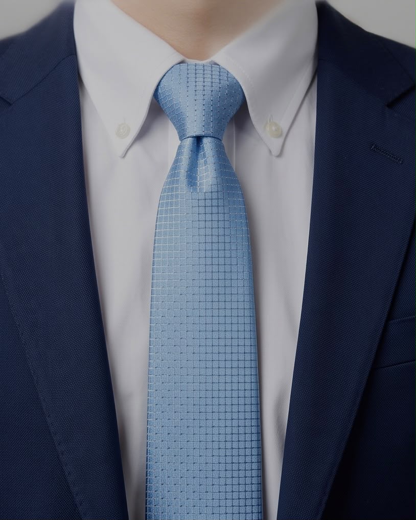 2H Blue Necktie