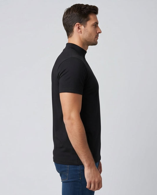2H High Neck Slim T-shirt