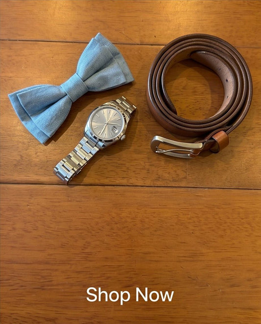 2H Jeans Bow Tie