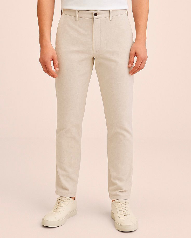 2H #250923 Embossed Chinos Pant