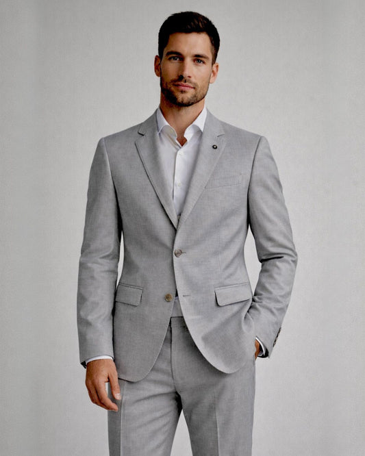 2H #002-3006-07 Gray Formal Suit