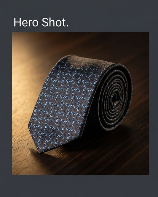 2H Brown Necktie