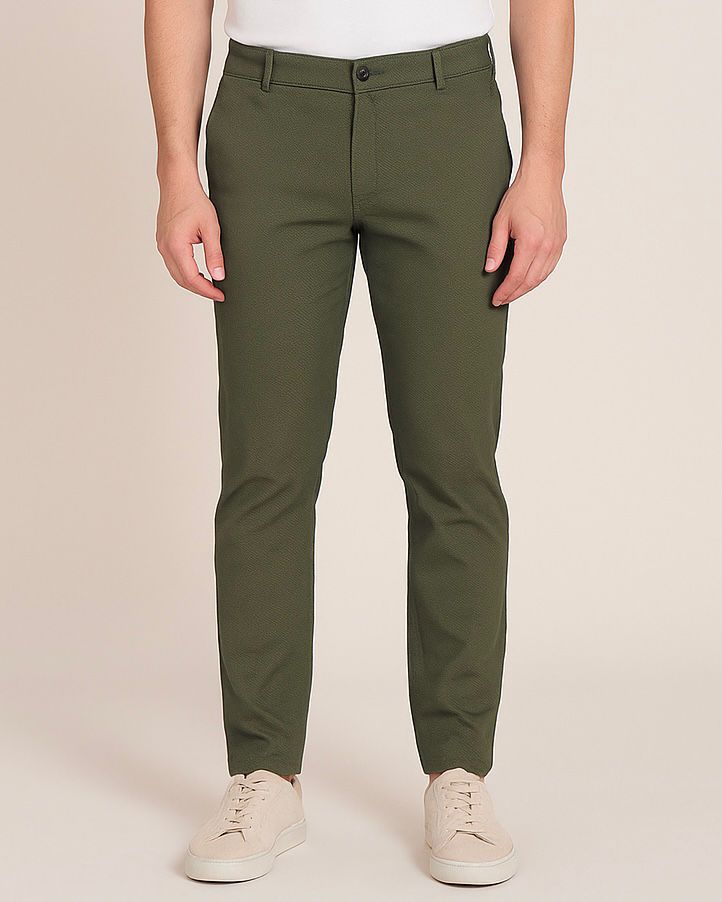 2H #250923 Embossed Chinos Pant