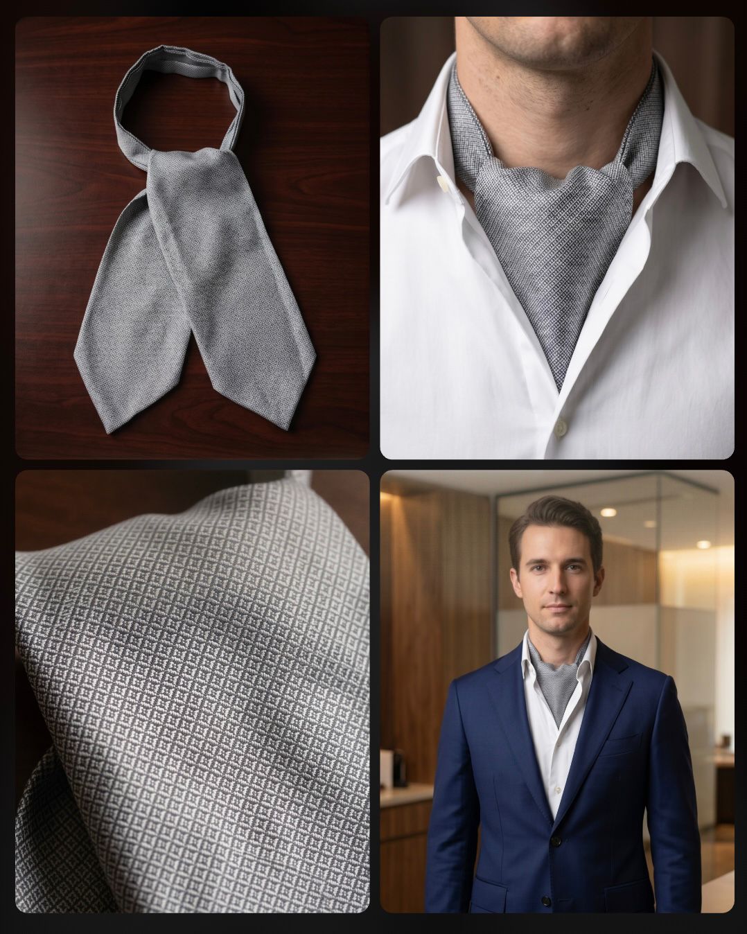 2H Gray Foulard