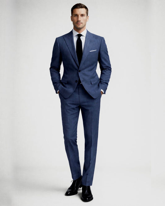 2H #003-2002-06 Navy Formal Suit