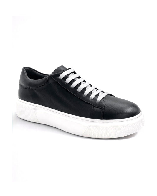SALE! 2H #S8104-113 Genuine Leather Black Casual Shoes
