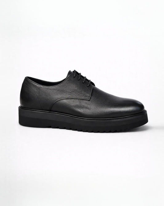 SALE! 2H #S8018-97 Genuine Leather Black Casual Shoes