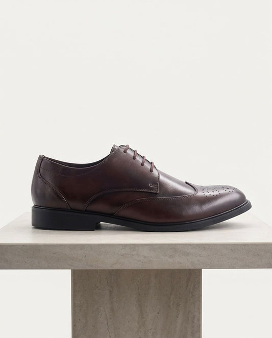 2H #JSL110-2 Coffee Formal Shoes