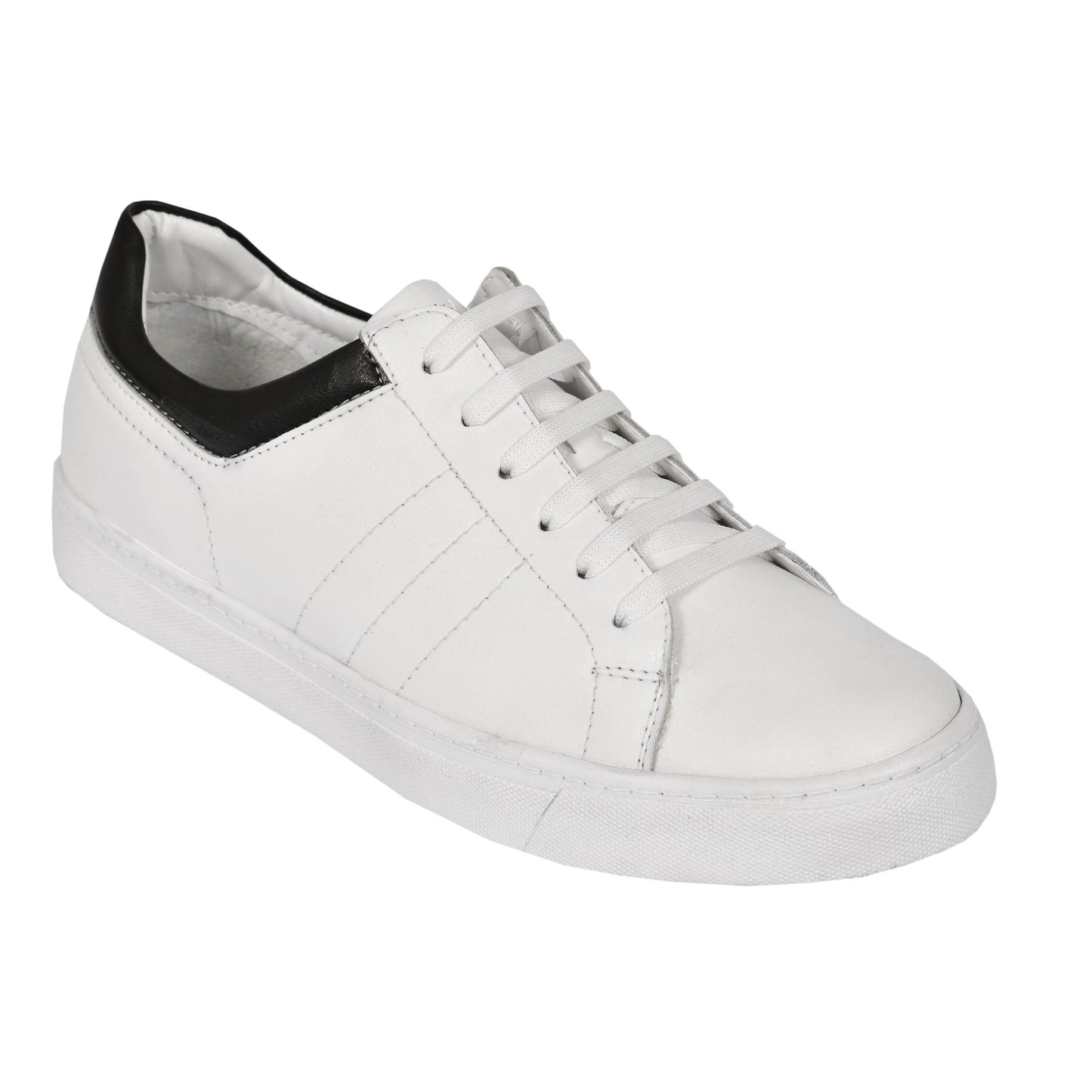 2H #9507 White/Black Casual Shoes