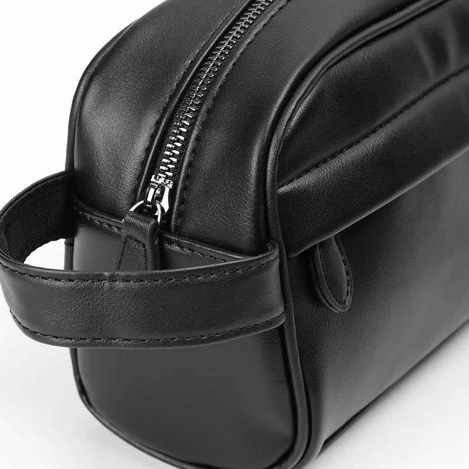 2H Black Plain Clutch Bag