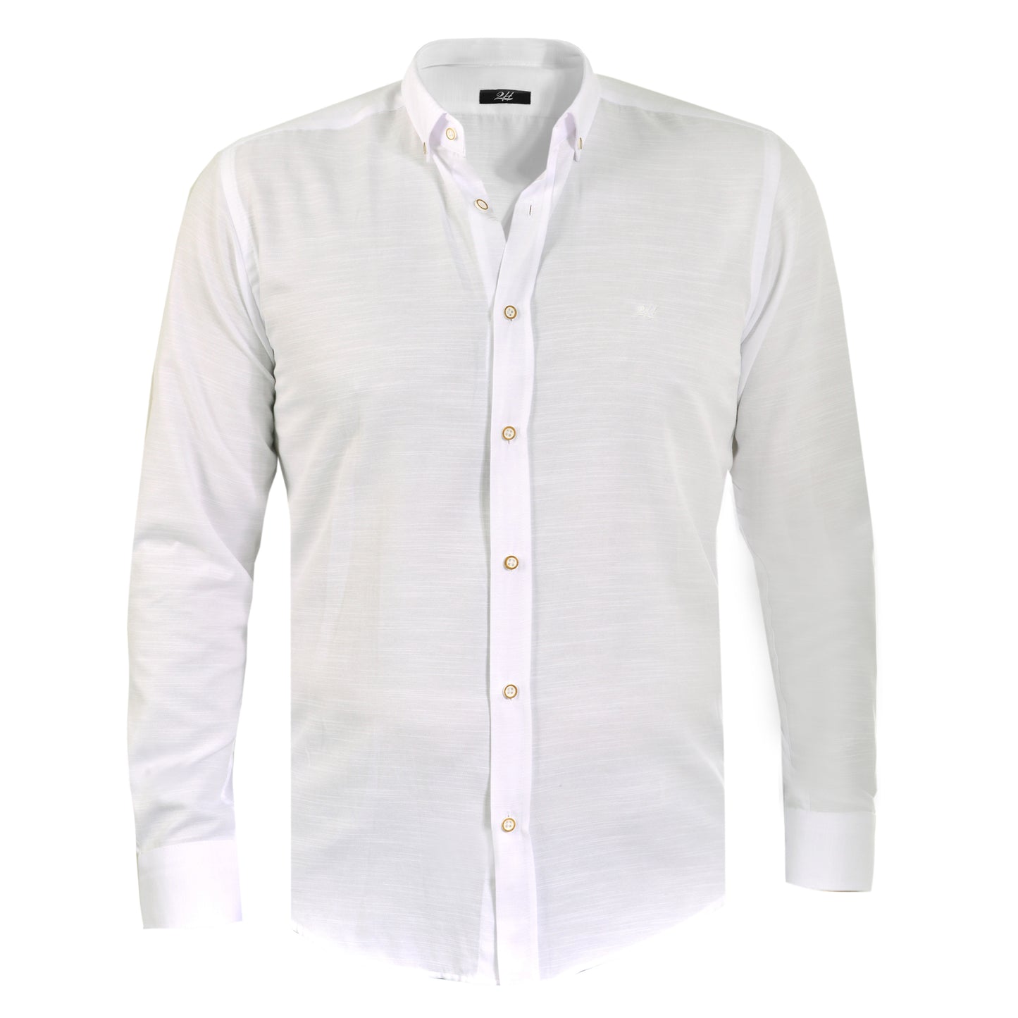 2H #tr White Linen Shirt