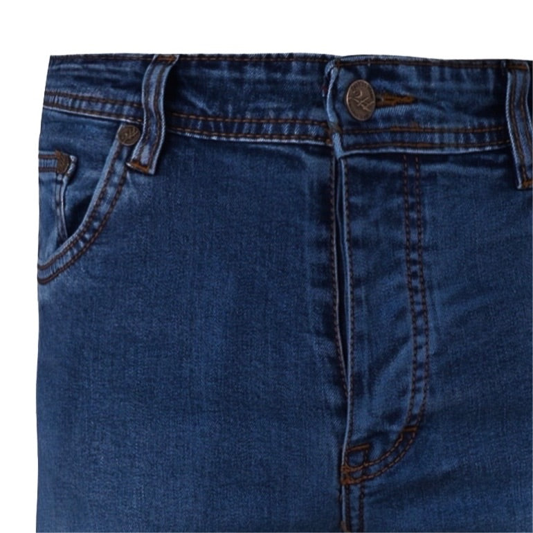 2H regular Navy blue stone wash jeans Pant
