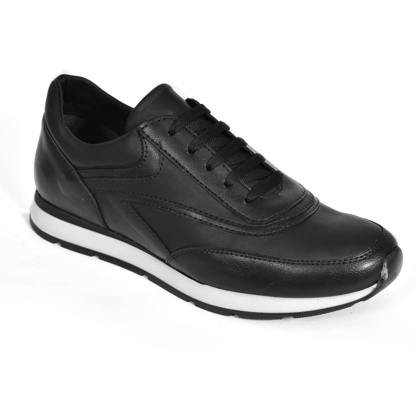 2H #9502  Black Casual Shoes