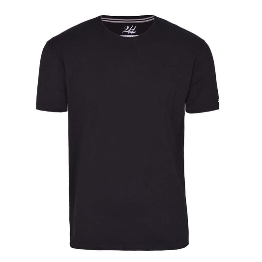SALE! 2H Black Short Sleeve Basic T-shirt