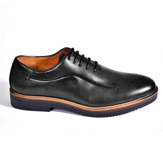 2H #158-2 Black Classic Shoes