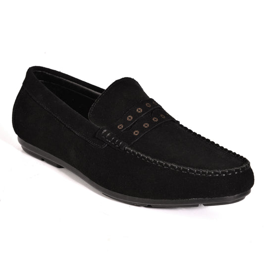 SALE! 2H #JX21-2 Black Loafer Moccasin