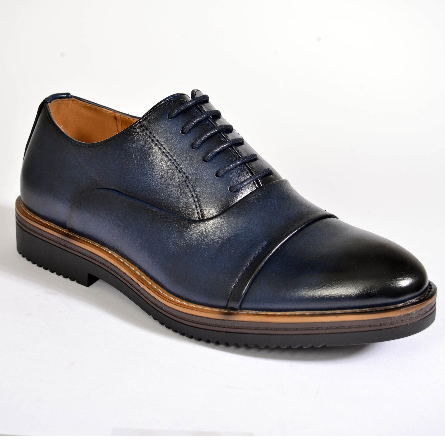 2H #158-6 Navy Classic Shoes