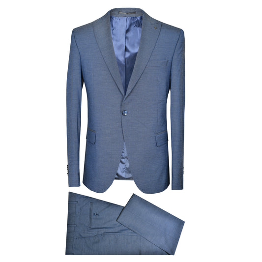 2H petroluim Plaid Fabric  Suit