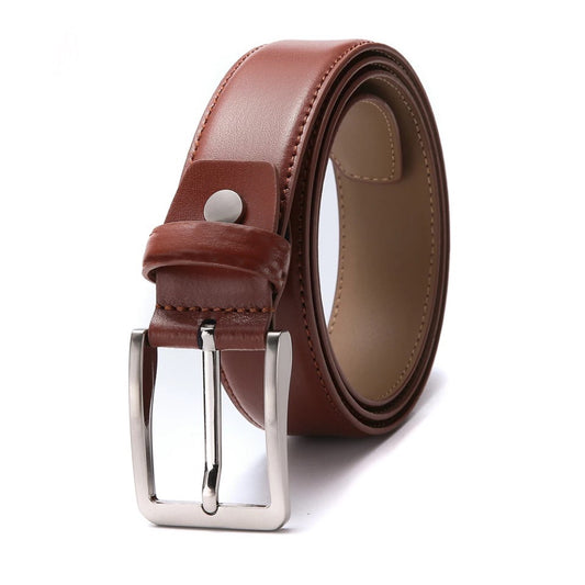 2H Havane Genuine Leather Formal Belt