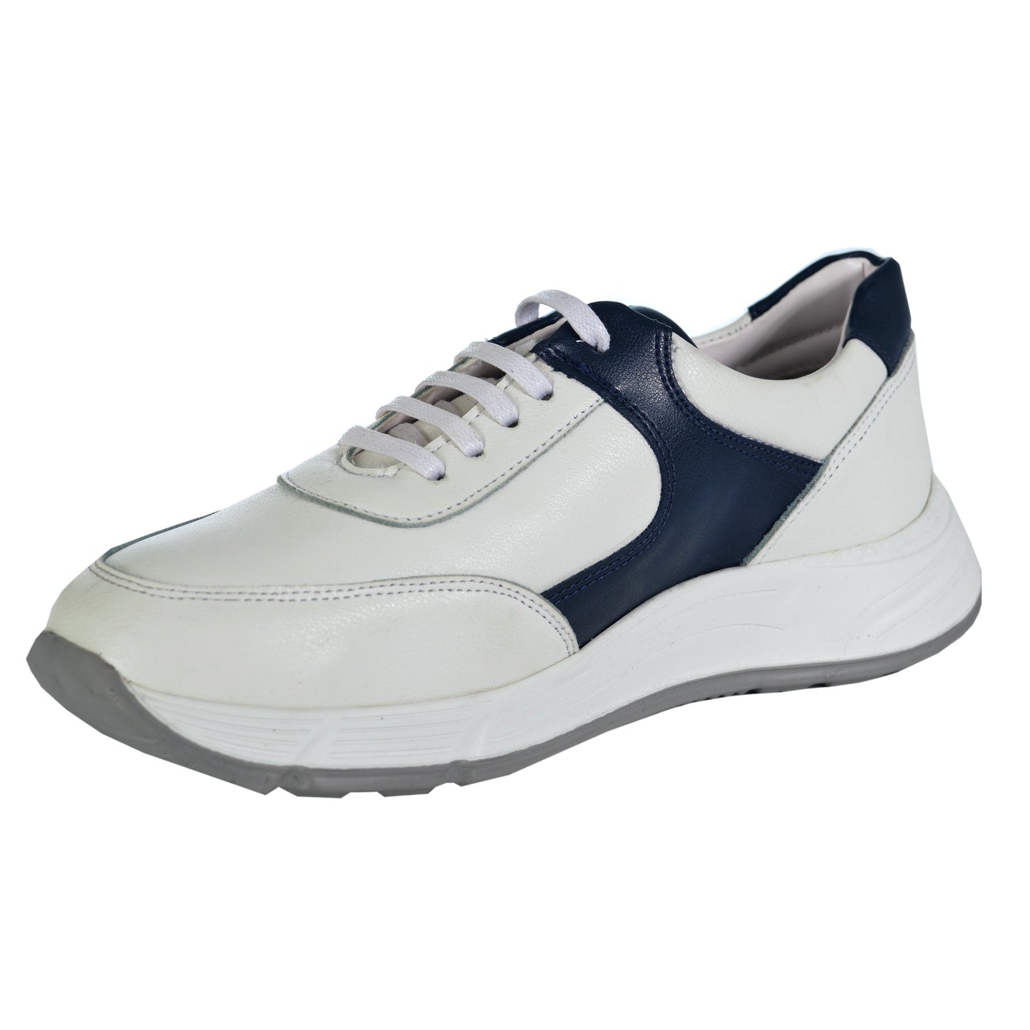 2H 9016 White/Blue Sport Shoes